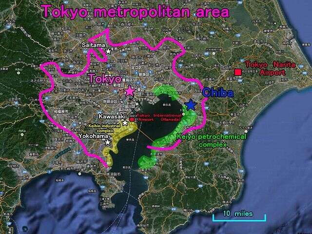 Tokyo Metropolitan Area Map