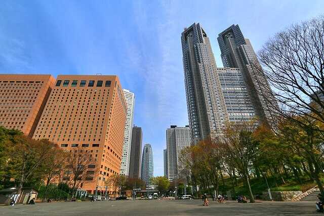 Tokyo Metropolitan Government Bldg. & Shinjuku Central Park