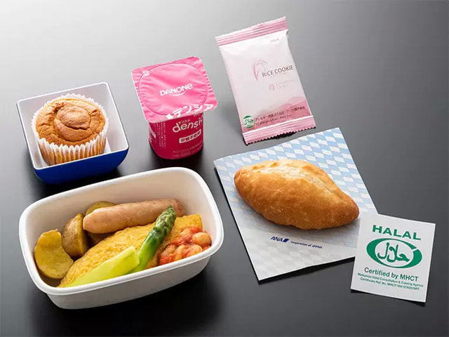 All Nippon Airways In-Flight Halal Menu