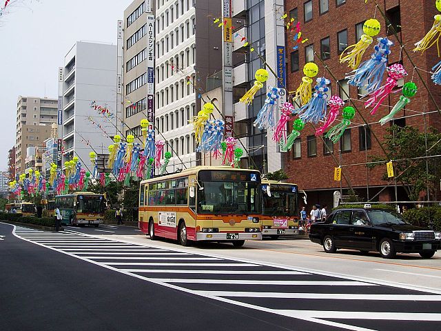Tanabata Decoration In Hiratsuka City