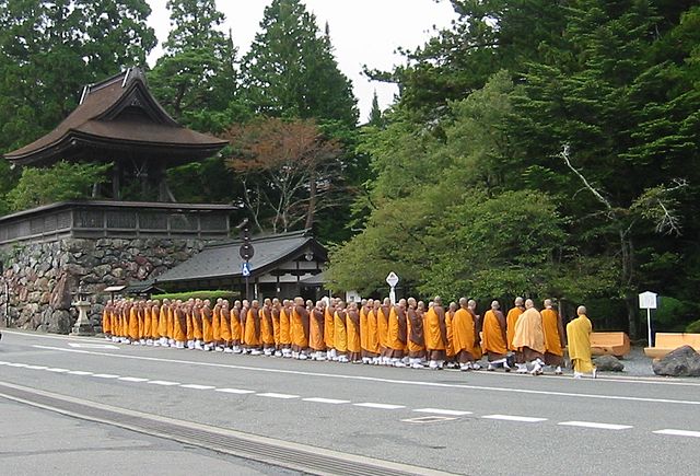 Mount Koya Monks Picture