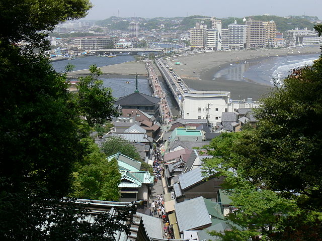 Enoshima Great Bridge From The Above