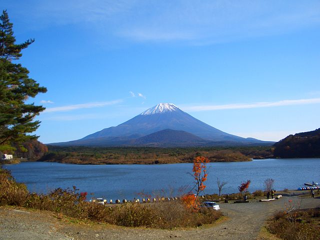 Mount Fuji Seen From Lake Shoji