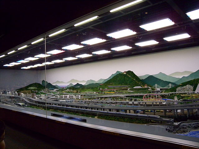 Diorama in Saitama Railway Museum