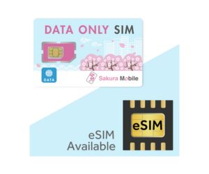 Data Only SIM & eSIM - Sakura Mobile