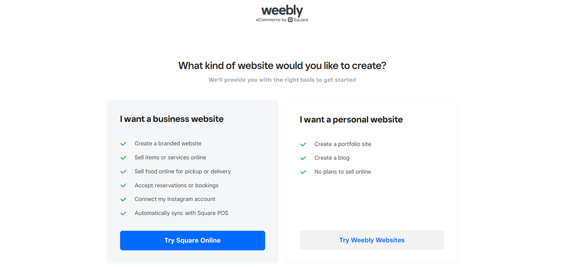 Weebly Website Subscription Process Images: 10% Off